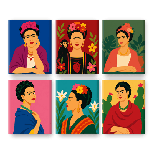 6 Mini Paintings | Frida Forever Set