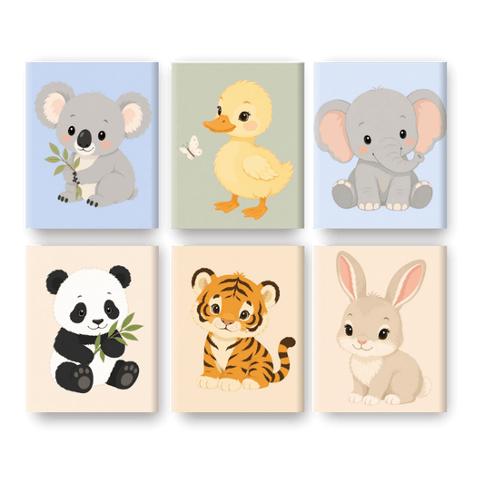 6 Mini Paintings | Kleine Schatjes Set