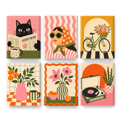 6 Mini Paintings | Good News Set