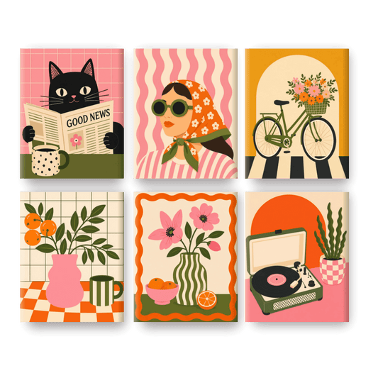 6 Mini Paintings | Good News Set