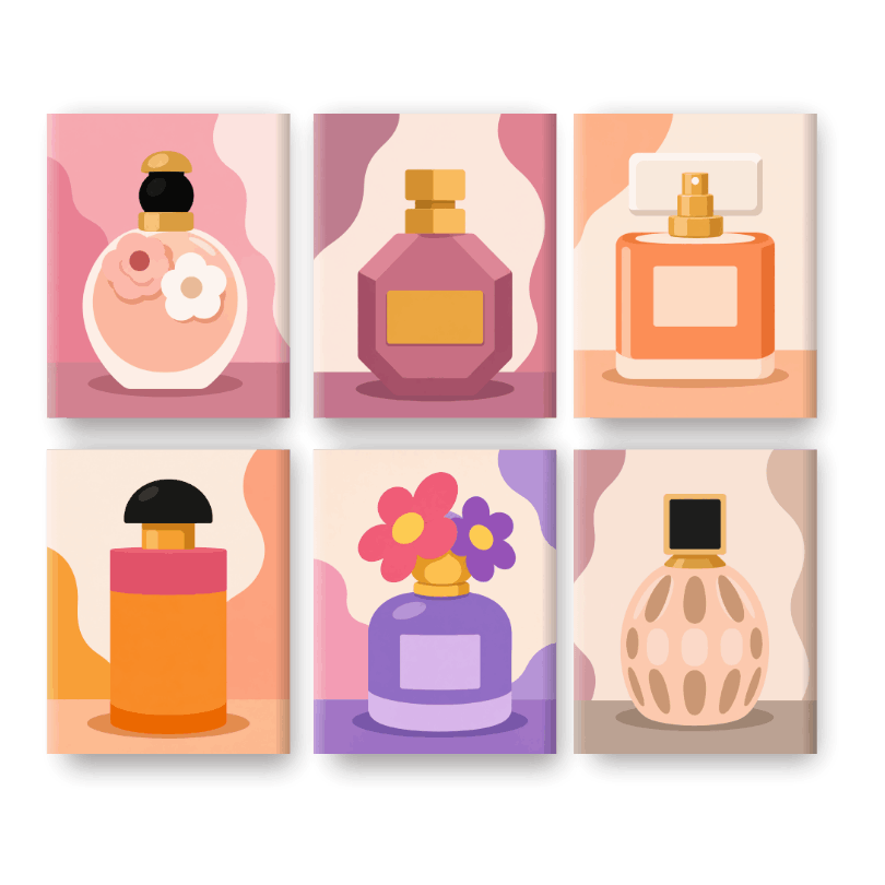 6 Mini Paintings | Parfum Affaire Set