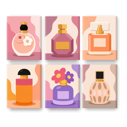 6 Mini Paintings | Parfum Affaire Set