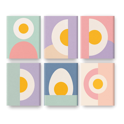 6 Mini Paintings | Bauhaus Dromen Set