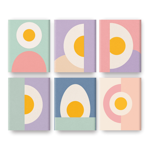 6 Mini Paintings | Bauhaus Dromen Set
