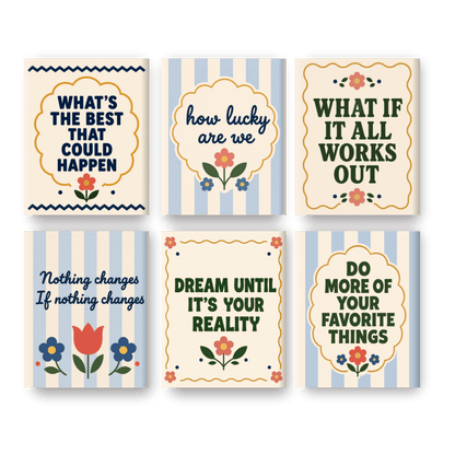 6 Mini Paintings | How Lucky Are We Set
