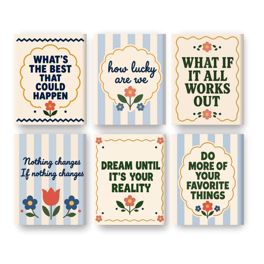 6 Mini Paintings | How Lucky Are We Set