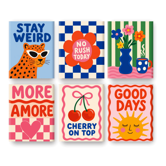 6 Mini Paintings | Cherry on Top Set