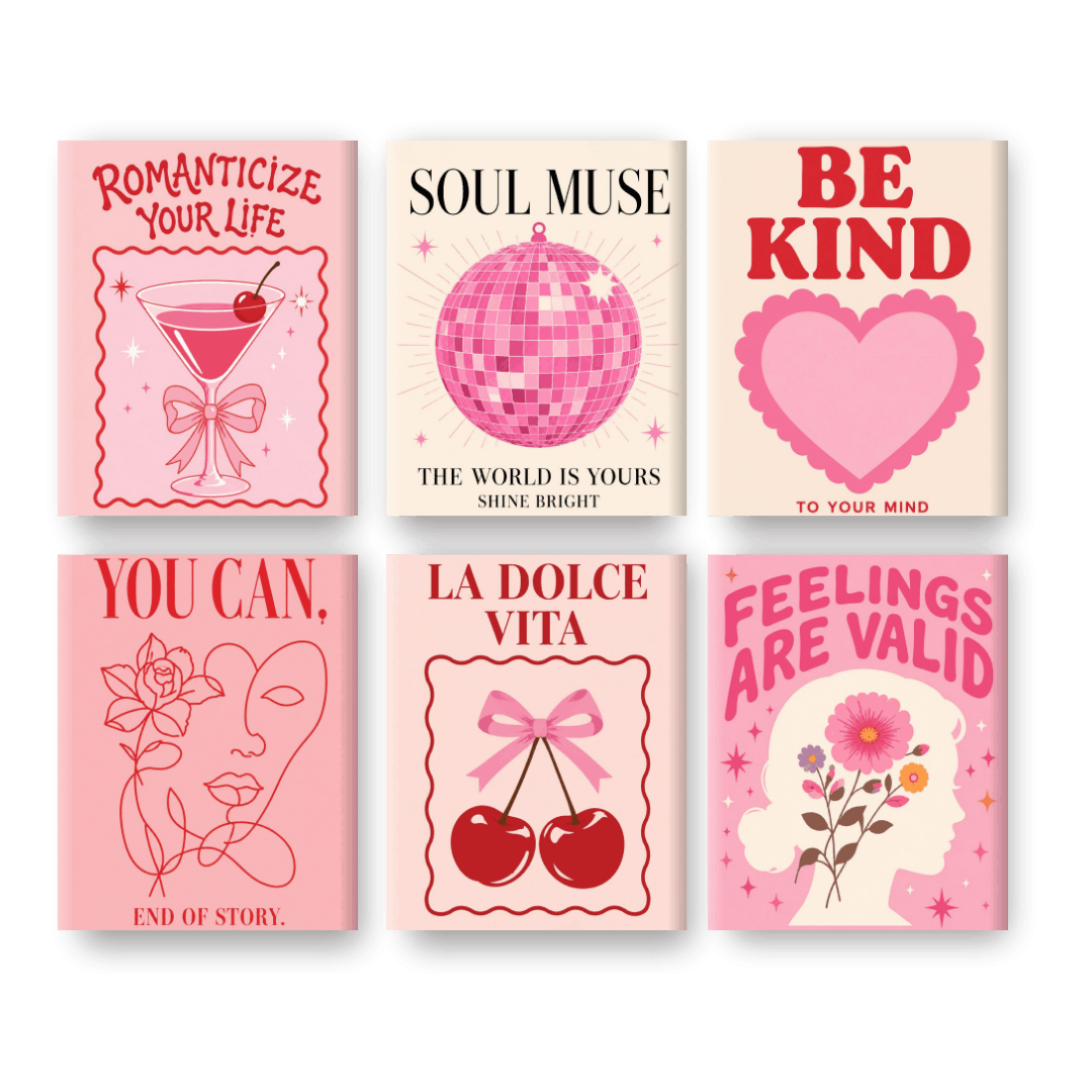 6 Mini Paintings | She Believes Set - Schilder Op Nummers