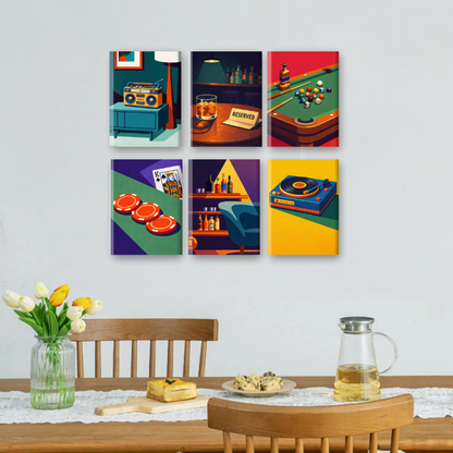 6 Mini Paintings | Na Uren Set