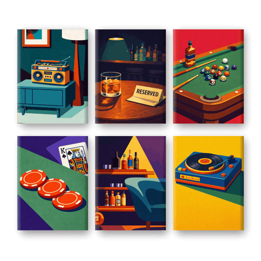 6 Mini Paintings | Na Uren Set- Schilderen op nummers