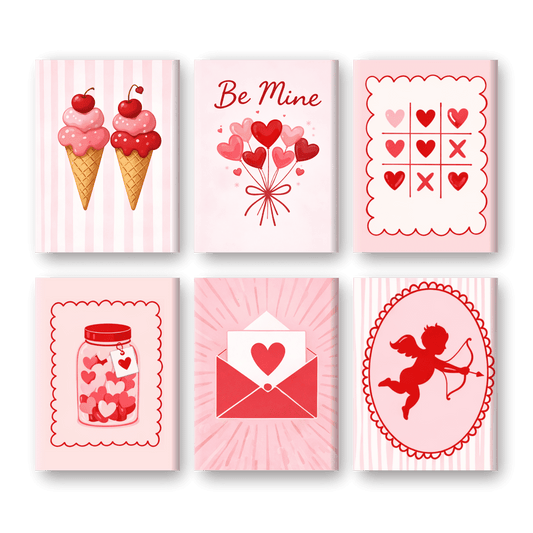 6 Mini Paintings | Cupido Set