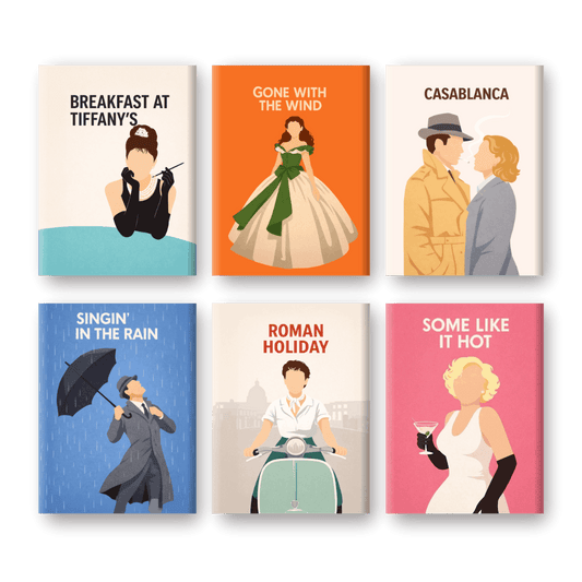 6 Mini Paintings | Iconische Films Set