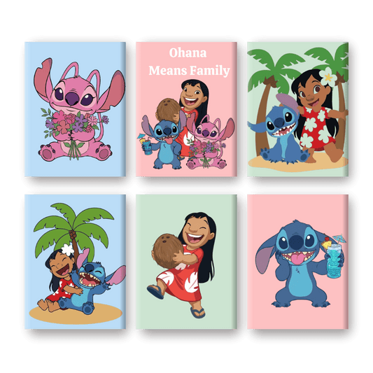 6 Mini Paintings | Ohana Set