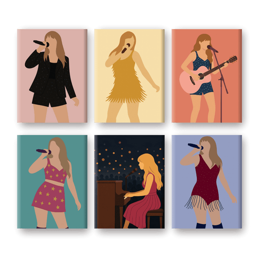 6 Mini Paintings | Pop Icon Set