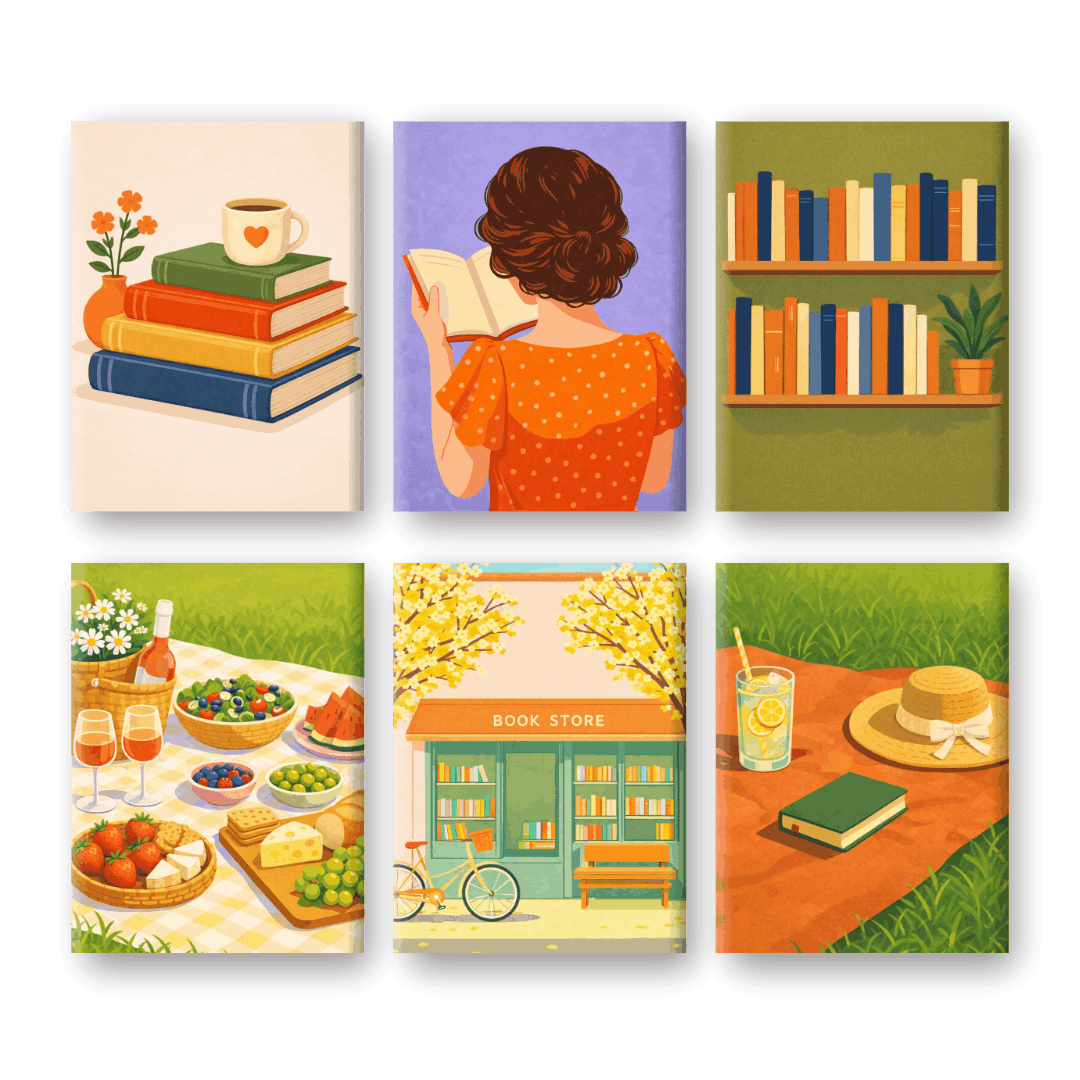 6 Mini Paintings | Stille Momenten Set- Schilderen op nummers