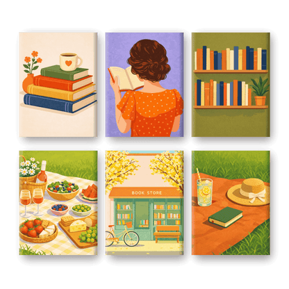 6 Mini Paintings | Stille Momenten Set- Schilderen op nummers