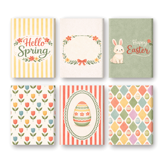 6 Mini Paintings | Lente & Pasen Set- Schilderen op nummers