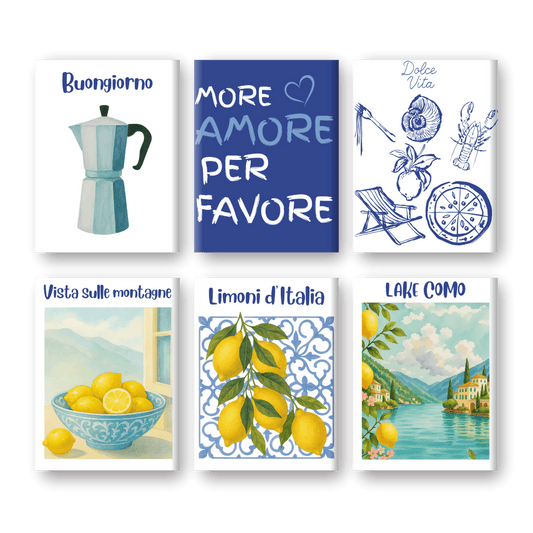 6 Mini Paintings | Zomer in Italië set