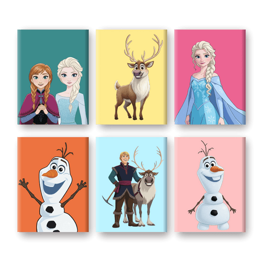 6 Mini Paintings | Wintervrienden Set