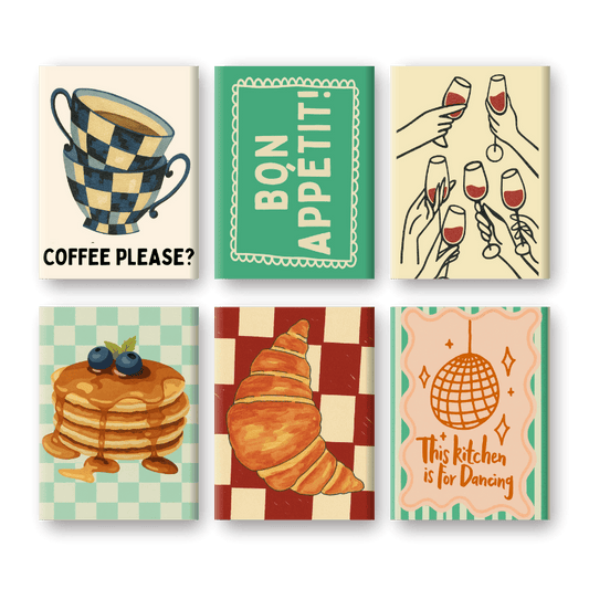 6 Mini Paintings | Keuken set