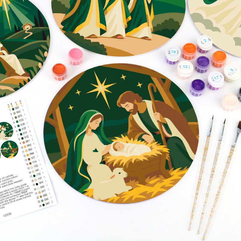 Schilder op Nummer Placemats – Eerste Ster Set
