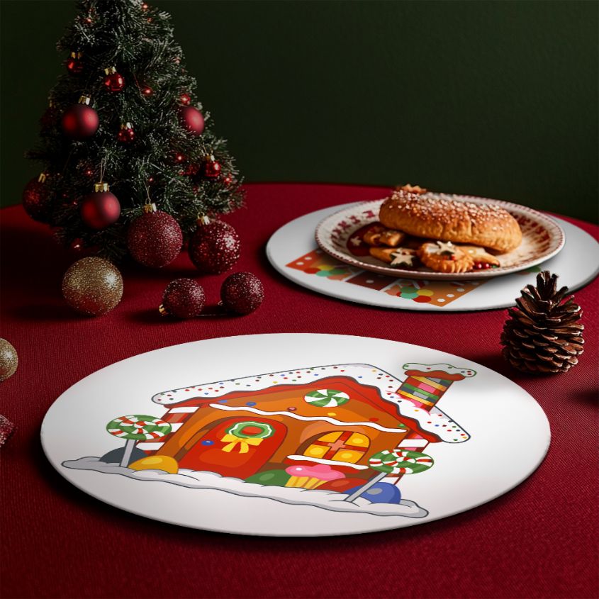 Schilderen op Nummer - 4 Placemats | Kerst set