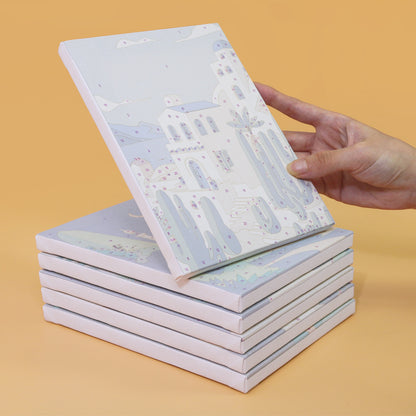 6 Mini Paintings | Prachtige Landschappen set