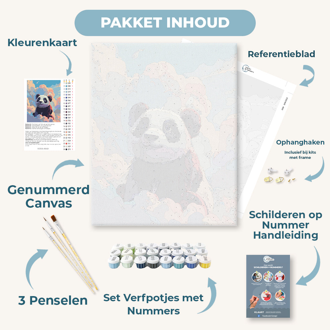 Panda in de Wolken