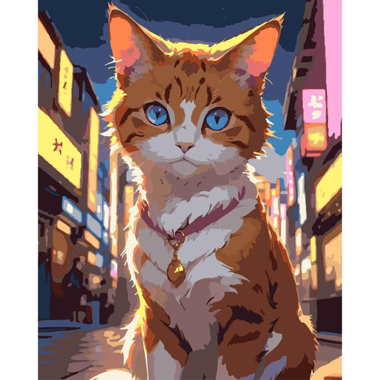 Schilder Op Nummers - Anime Kat