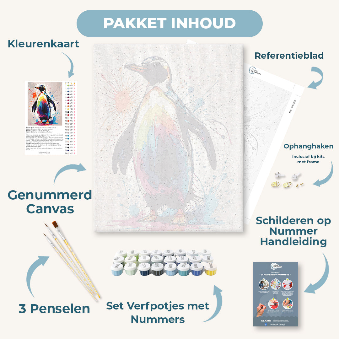 Pinguïn - Color Splash