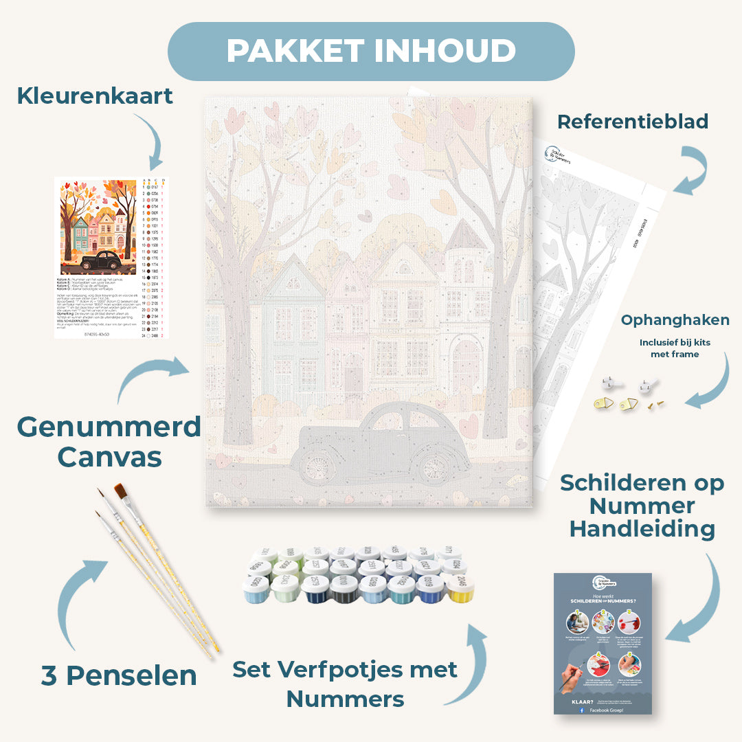 Oldtimer in de herfst