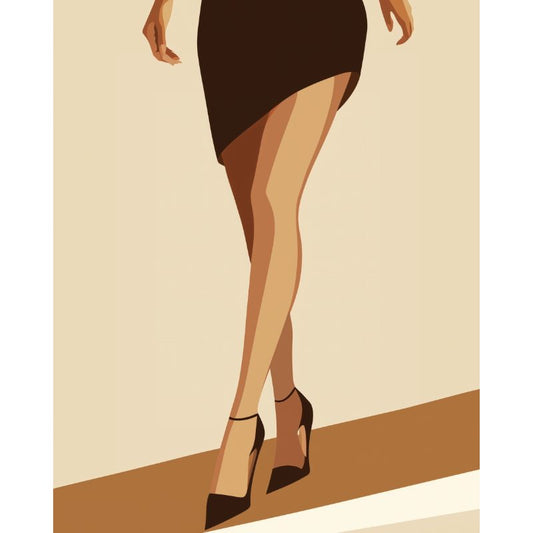 Schilder Op Nummers - Elegante jurk