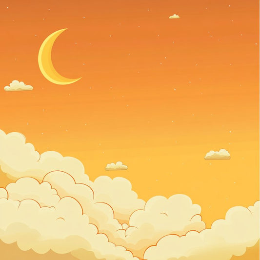 Schilder Op Nummers - Mini Schilderen op Nummer met Frame - Orange sky