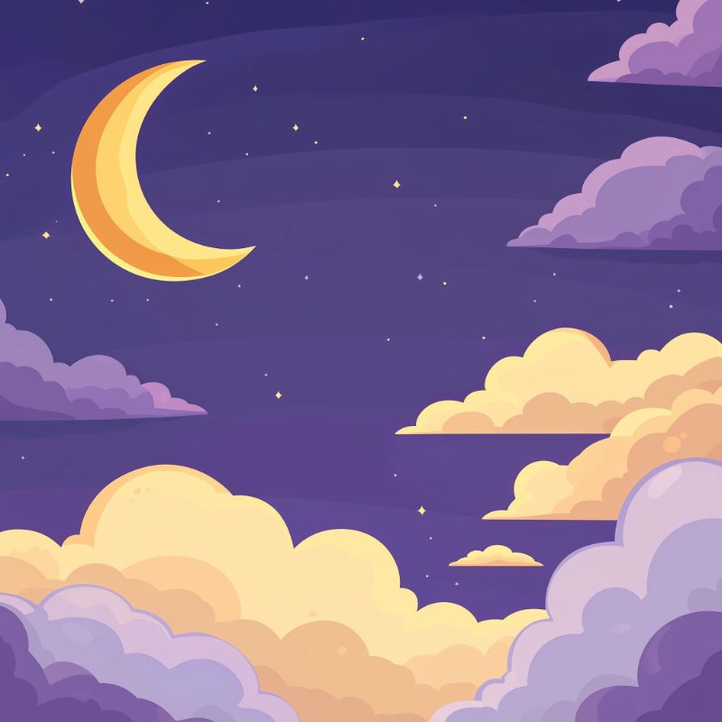 Schilder Op Nummers - Mini Schilderen op Nummer met Frame - Purple sky
