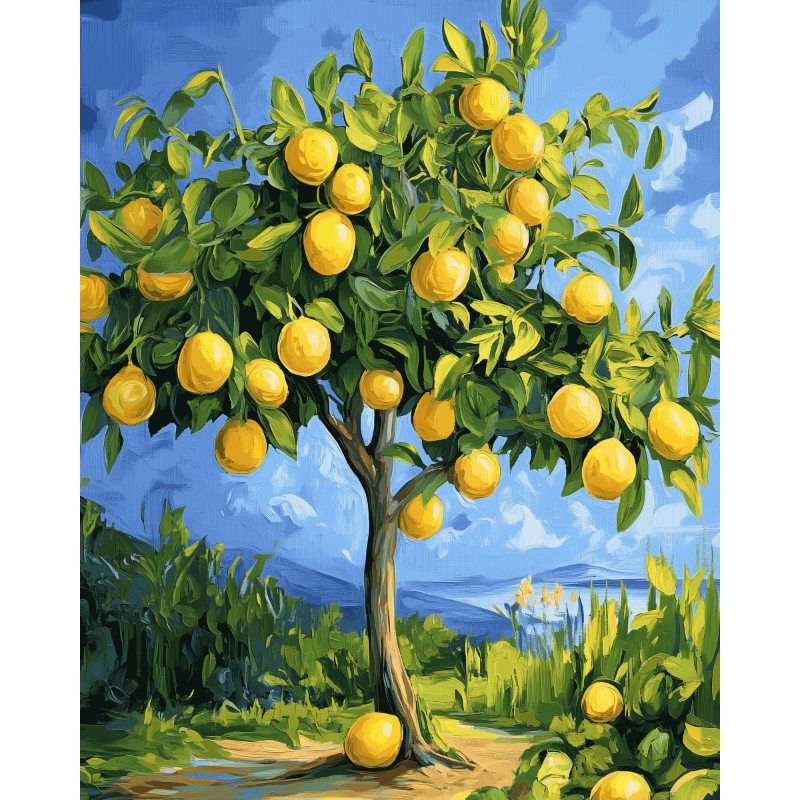 Schilder Op Nummers - Citroenboom