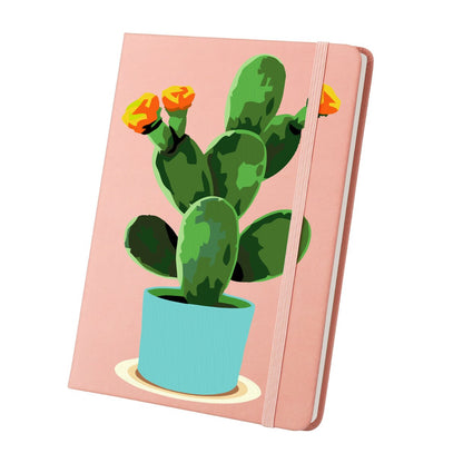 Schilder op Nummer Notitieboek - Cactus | 2 Kleuren