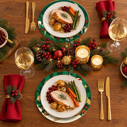Schilder op Nummer Placemats – Kerstavond Set