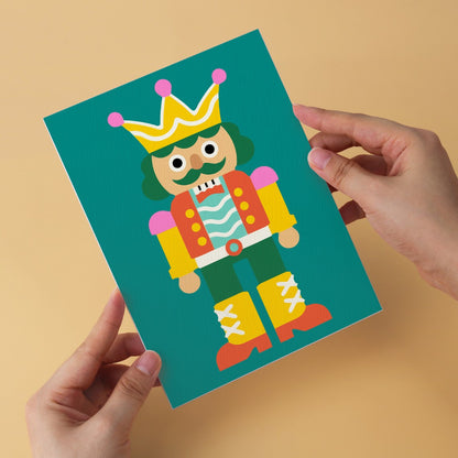 6 Houten Plaat Mini Paintings – Notenkraker Set
