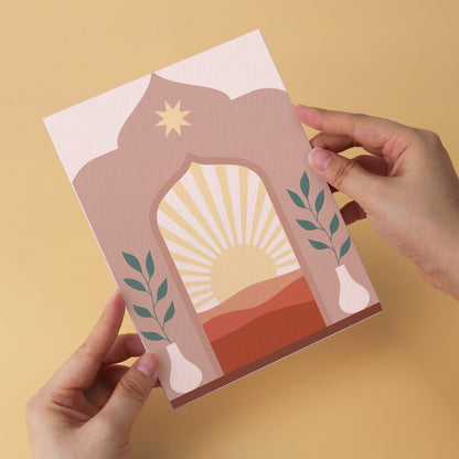 6 Houten Plaat Mini Paintings – Woestijndeuren Set