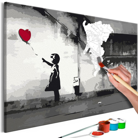 Schilder Op Nummers - Balloon Girl - Banksy