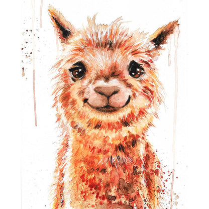 Schilder Op Nummers - Alpaka Smile - By Tiny Tami