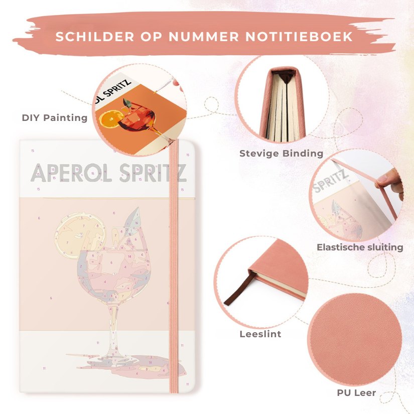Schilder op Nummer Notitieboek - 4 Soorten