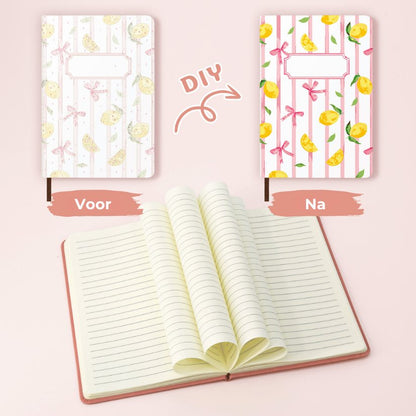 Schilderen op Nummer Notitieboek - Citroenstrikjes
