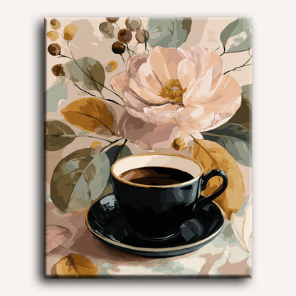 Zwarte kop koffie