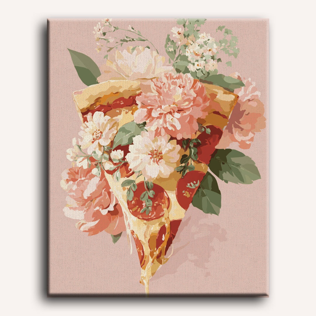 Bloeiende pizza