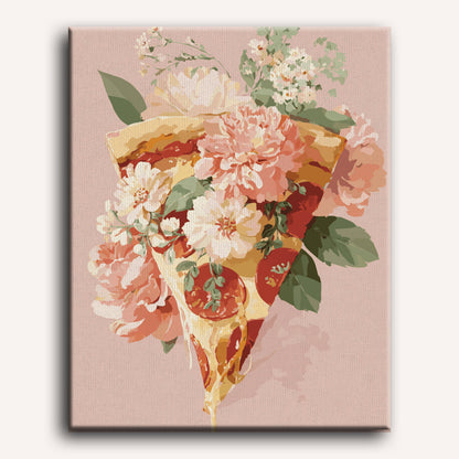 Bloeiende pizza