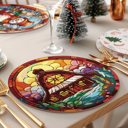 Schilder op Nummer - Kerst Placemats | 6 Stuks