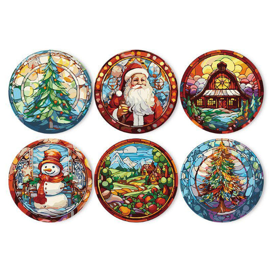 Schilder Op Nummers - Schilder op Nummer - Kerst Placemats | 6 Stuks