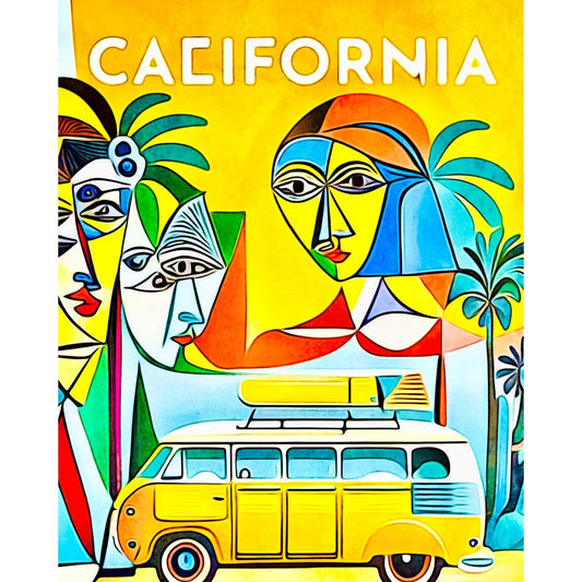 Schilder Op Nummers - California, Globetrotter by Zamart