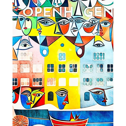 Schilder Op Nummers - Copenhagen, Globetrotter by Zamart